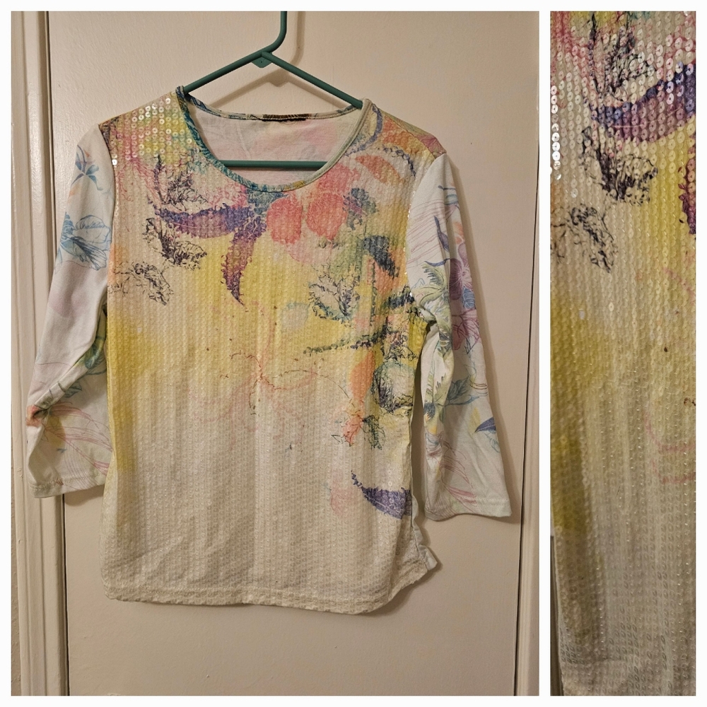 Sequin sparkly top